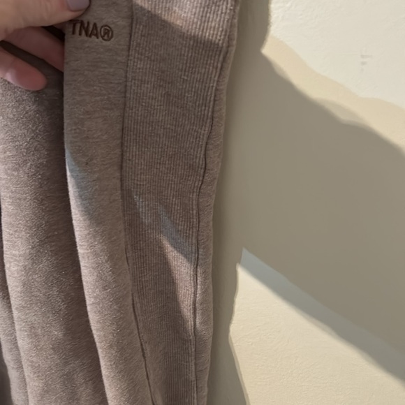 TNA Boyfriend Fit Cozy Fleece Cotton Blend Sweatpant - Picture 3 of 10